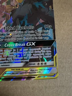 Pokemon TCG Reshiram & Zekrom GX Full Art Cosmic Eclipse Card 157/236 - Image 5