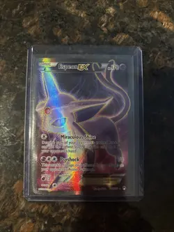 Pokemon Espeon EX Holo Full Art Ultra Rare Card 117/122 Breakpoint MP - Image 1