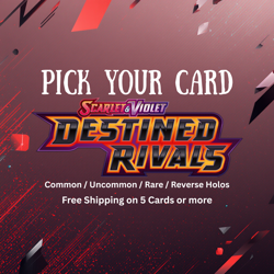 SV10: Destined Rivals Singles - Free Shipping on 5 or More Cards-Pick Your Card - Image 1