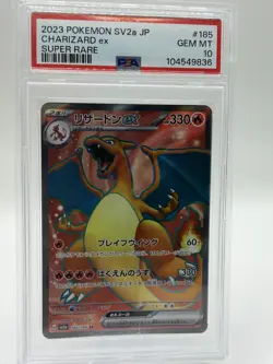 Charizard ex 185/165 Sv2a: Pokemon Card 151 Holo (Japanese) PSA 10 - Image 1