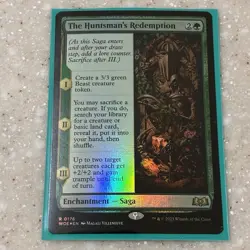 MTG The Huntsman's Redemption FOIL - Wilds of Eldraine (WOE) #176 Card Rare NM - Image 1