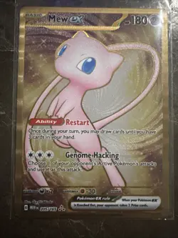 Mew ex - 151 Metal Card 205/165 Sv: Scarlet & Violet 151 UPC Promo NM or better - Image 1
