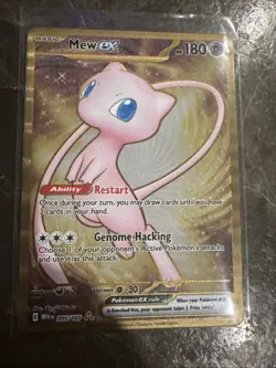 Mew ex - 151 Metal Card 205/165 Sv: Scarlet & Violet 151 UPC Promo NM or better - Image 2