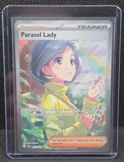 Full Art Pokemon Card Lot Parasol Lady, Daisys Help, Poppy, Rose, Cook, Allister - Image 2