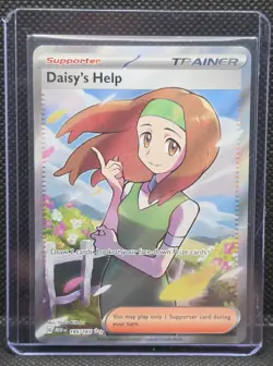 Full Art Pokemon Card Lot Parasol Lady, Daisys Help, Poppy, Rose, Cook, Allister - Image 3
