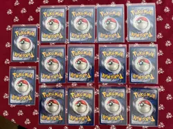 Vintage Pokemon TCG Base Set Unlimited Bulk Common Cards - Lot of 14 (MP) - Image 2