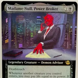 Madame Null Power Broker 0265 TMT TMNT Foil MTG Rare Card - Image 1