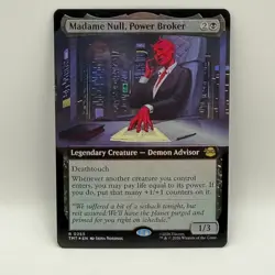 Madame Null Power Broker 0265 TMT TMNT Foil MTG Rare Card - Image 2