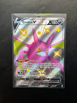Pokemon - Shiny Crobat V Holo - 2021 Sword & Shield Promo Card - NM - Image 1