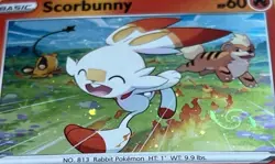 WHOLE SWIRL 🌀💫 Scorbunny SWSH244 Promo Cosmos Holo Nintendo Pokemon Card NM - Image 5