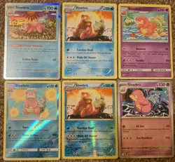 Pokemon Slowbro Bundle Breakpoint Guardians Rising, Pitch Black & More – 6 Cards - Image 1