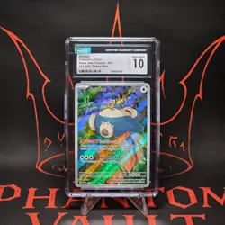 CGC 10 Snorlax 051 SVP Pokemon Card 151 English Black Star Promo 2023 GEM MINT - Image 1