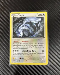 2016 Lugia rare Pokemon card, near mint condition - Image 3