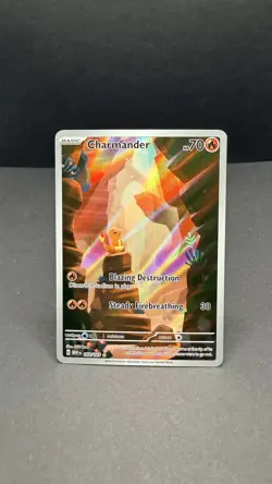 Charmander 168/165 Holo Illustration Rare Scarlet & Violet 151 Pokemon Card🔥🔥 - Image 1