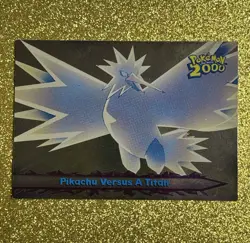 Pikachu Versus A Titan - Zapdos, Holo Foil, No. 34 (Pokemon The Movie 2000) - Image 1