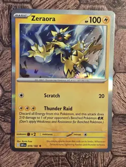 Pokemon Tcg - Zeraora Bundle - Scarlet & Violet - Reverse Holo & Holo Cards Nm - Image 2
