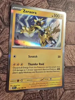 Pokemon Tcg - Zeraora Bundle - Scarlet & Violet - Reverse Holo & Holo Cards Nm - Image 3