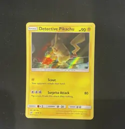 Pokemon TCG - Detective Pikachu - Detective Pikachu 10/18 Holo - MP - Image 2