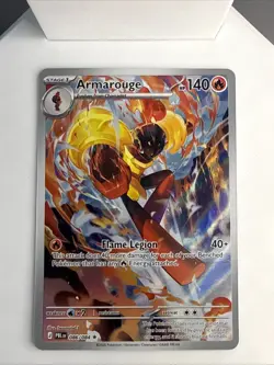 Pokemon TCG Armarouge 86/84 Pitch Black Illustration Rare | Mint/NM English - Image 2