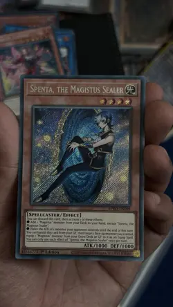 Spenta the Magistus Sealer BPRO-EN098 Secret Rare Near Mint 1st Edition Yugioh - Image 1