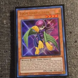 Yu-Gi-Oh! TCG Toon Harpie Lady BLCR-EN066 Ultra Rare Holo 1st Ed 1300/1400 - Image 1