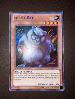 Yu-Gi-Oh! Giant Rat -LCYW-EN232- Secret Rare - 1st Edition MP! - Image 1