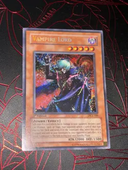 Vampire Lord DCR-000 1st Edition Secret Rare Dark Crisis Yugioh - Image 2