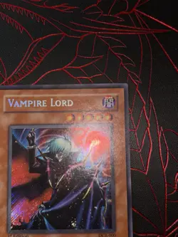 Vampire Lord DCR-000 1st Edition Secret Rare Dark Crisis Yugioh - Image 5