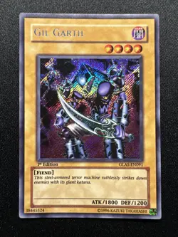 Yugioh! GLAS-EN091 Gil Garth 1st Edition - Image 1