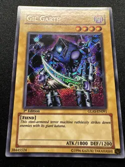 Yugioh! GLAS-EN091 Gil Garth 1st Edition - Image 2