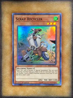 Yugioh Scrap Recycler FIGA-EN051 Super Rare 1st Ed LP - Image 1