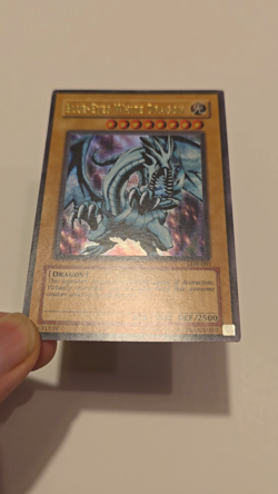 Yu-Gi-Oh! TCG MP- Blue-Eyes White Dragon LOB-001 - Unlimited - Image 2