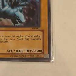 Yu-Gi-Oh! TCG MP- Blue-Eyes White Dragon LOB-001 - Unlimited - Image 5