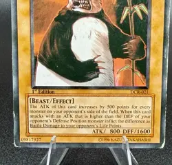 Yu-Gi-Oh! TCG Gyaku-Gire Panda Dark Crisis DCR-021 1st Edition - Image 2