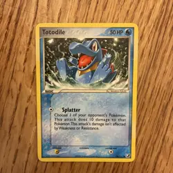 Pokemon Trading Card - EX Unseen Forces: Totodile 78/115 - Image 1