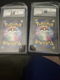 Pokemon TCG Mewtwo/Mewtwo ex Holo CGC Graded 2-Card Lot JP 035/068 - Image 4