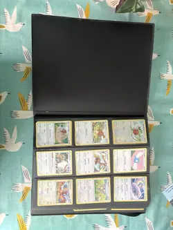 Assortment of Pokemon Cards Bundle Job Lot Pokemon TCG Cards Bundle With Binder - Image 1