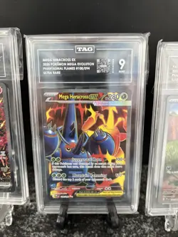 3 Slab Lot TAG Lot Phantasmal Flames Pokemon Heracross, Wooper, Oricorio - Image 3