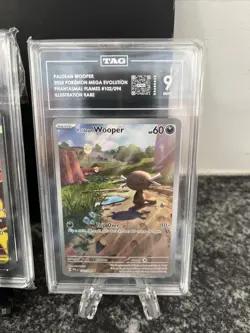 3 Slab Lot TAG Lot Phantasmal Flames Pokemon Heracross, Wooper, Oricorio - Image 4