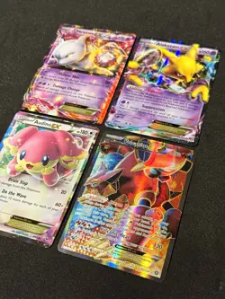 Pokemon TCG XY Era EX 4-Card Lot Mewtwo Alakazam - Image 3