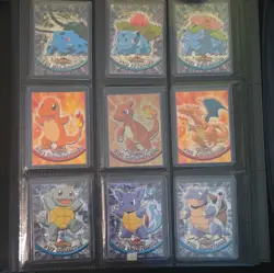 Pokemon topps Lot 9 big 3 evolved charizard blastoise venusaur - Image 1