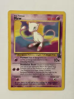 Pokemon Black Star Promo Lot Mew #8 Mewtwo #3 Pikachu #27 Entei #34 WOTC - Image 4