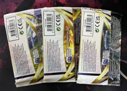 Pokemon TCG Brilliant Stars Booster Pack Lot of 3 Sealed SWSH09 - Image 2