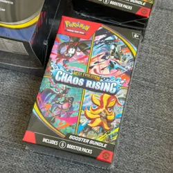 Pokemon TCG Card Chaos Rising ETB and Booster Bundle 2x Lot - Image 3