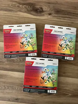 Pokemon First Partner Illustration Collection Series 2 Sealed Lot Of 3 New - Image 2