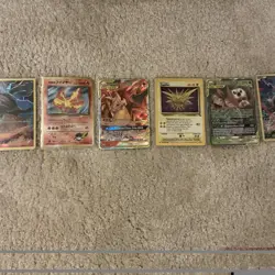 6 Rare Pokemon Cards Lot! Amazing Art! - Image 1