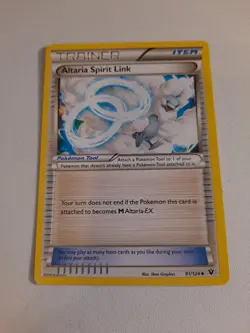 Altaria Spirit Link Trainer Pokemon Card 91 / 124 Regular 2016 - Image 1