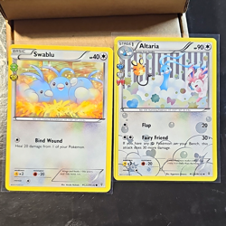 Pokemon TCG Swablu + Altaria Holo 2-Card Lot Radiant Collection RC23/RC32 - Image 1