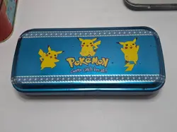 Lot of Empty Pokemon pencell case, lunch box, And Tin - Image 3
