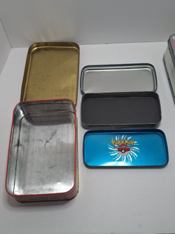 Lot of Empty Pokemon pencell case, lunch box, And Tin - Image 5
